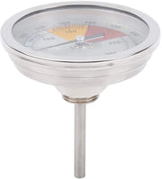 Termometro per BBQ 0-300°C - Acciaio Inossidabile - Risposta Rapida - Precisione 2,0 - Diametro della Placca 83 mm