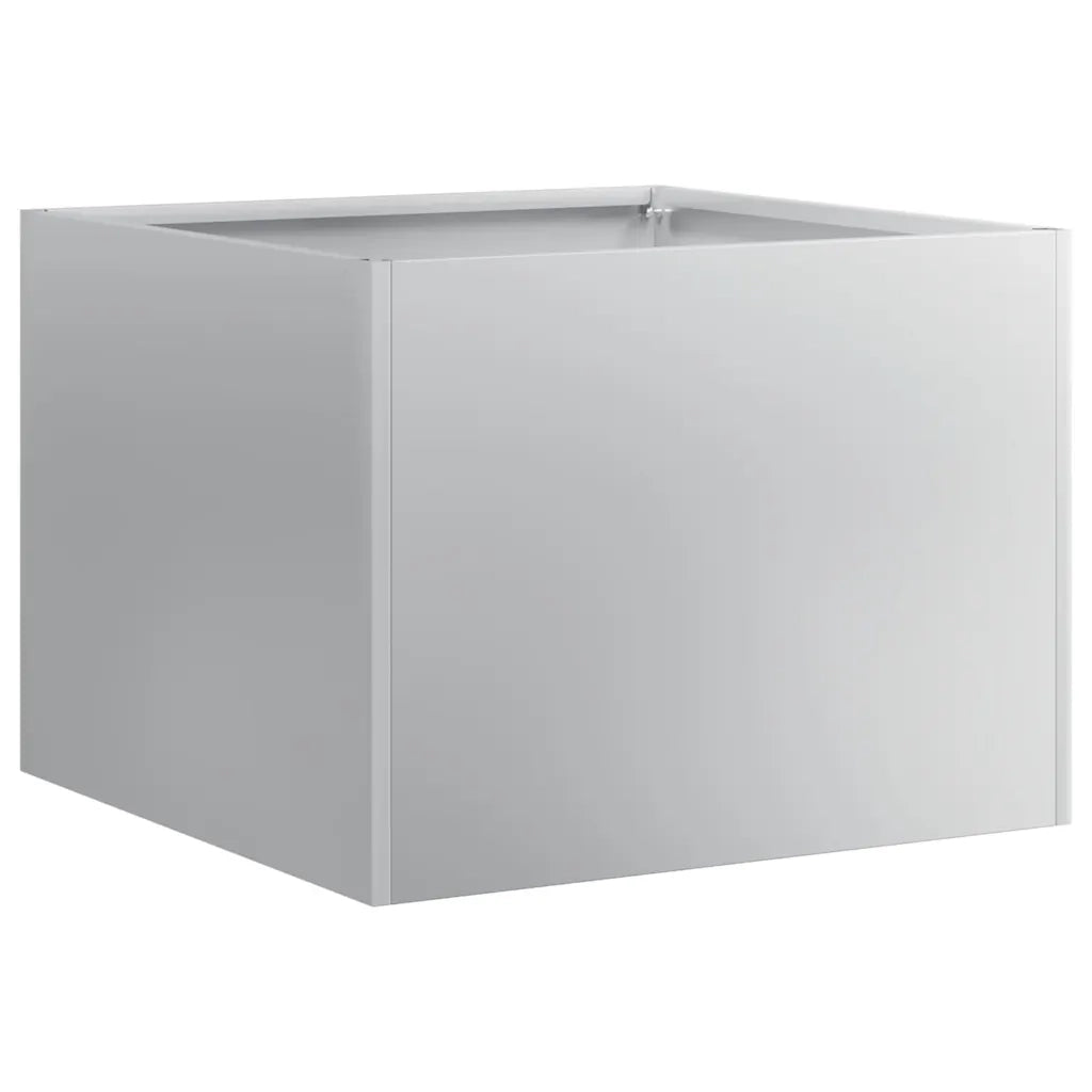 vidaXL Fioriera 40x40x30 cm in Acciaio Zincato