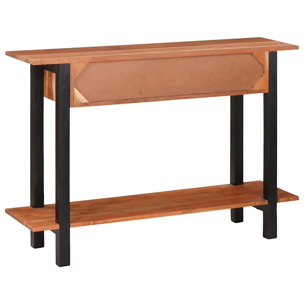 vidaXL Tavolo consolle con cassetto Marrone 110 x 30 x 75 cm