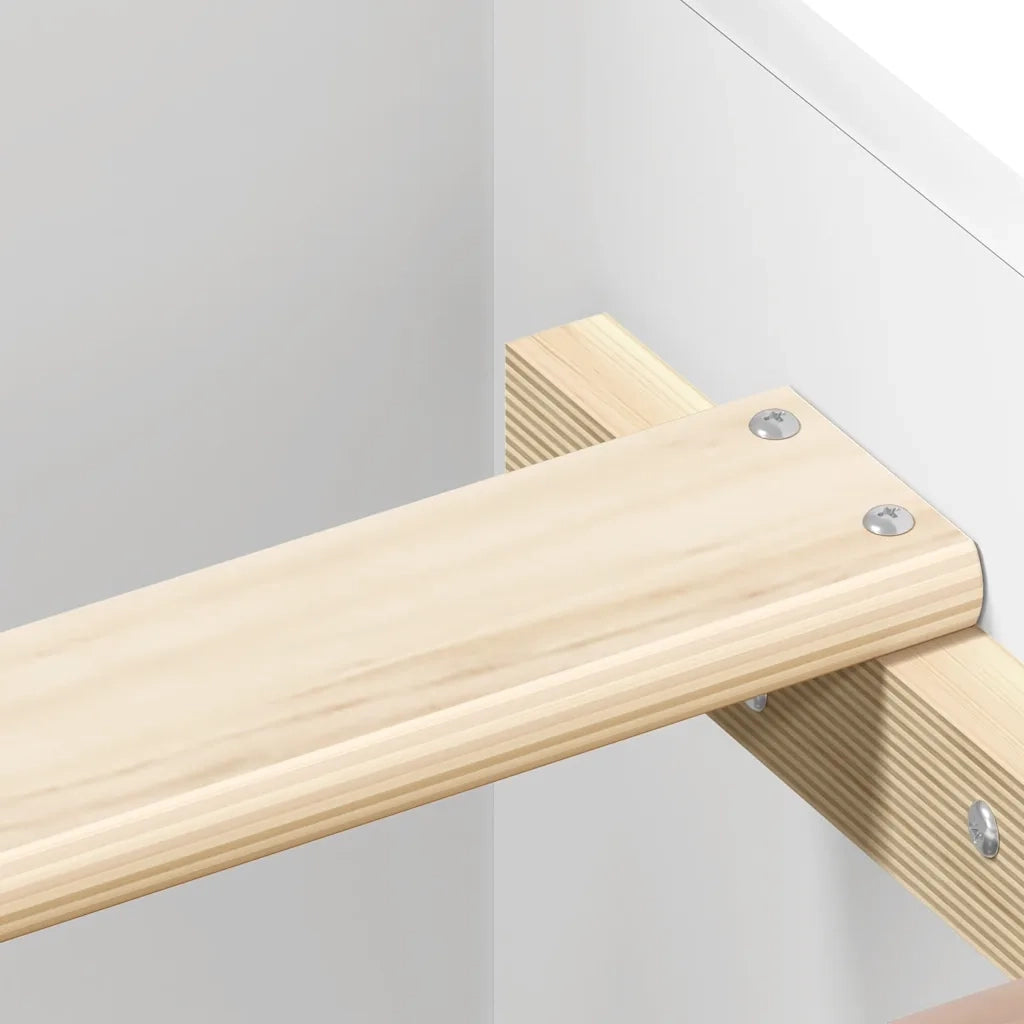 Giroletto Bianco 90x200 cm in Legno Multistrato