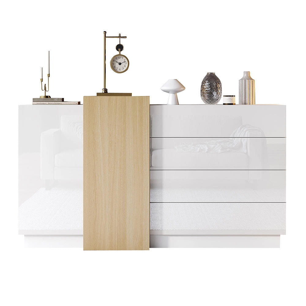 Buffet - Xylo - bianco minimalista spazio stoccaggio