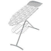 Colombo Asse stiro TURBO 120x44 regolabile in 6 posizioni di altezza, poggiaferro portacaldaia con inserti in silicone, portagrucce, griglia portabiancheria rinforzata