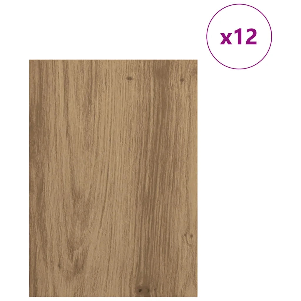 Pannelli decorativi 12 pcs Rovere artigianale 21 x 30 x 0,27 cm 885580
