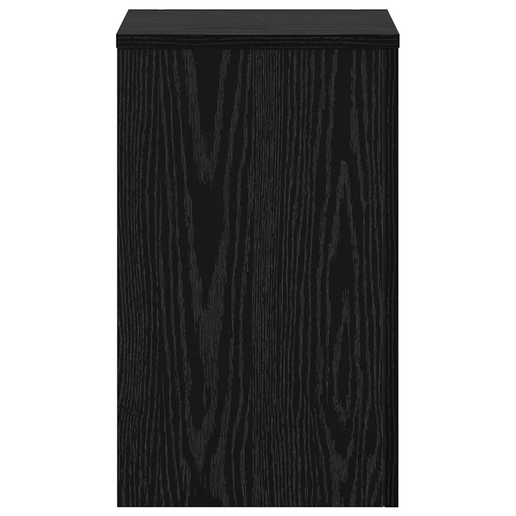 Supporto per piante 2 pcs Rovere Nero 30 x 30 x 50 cm 869231
