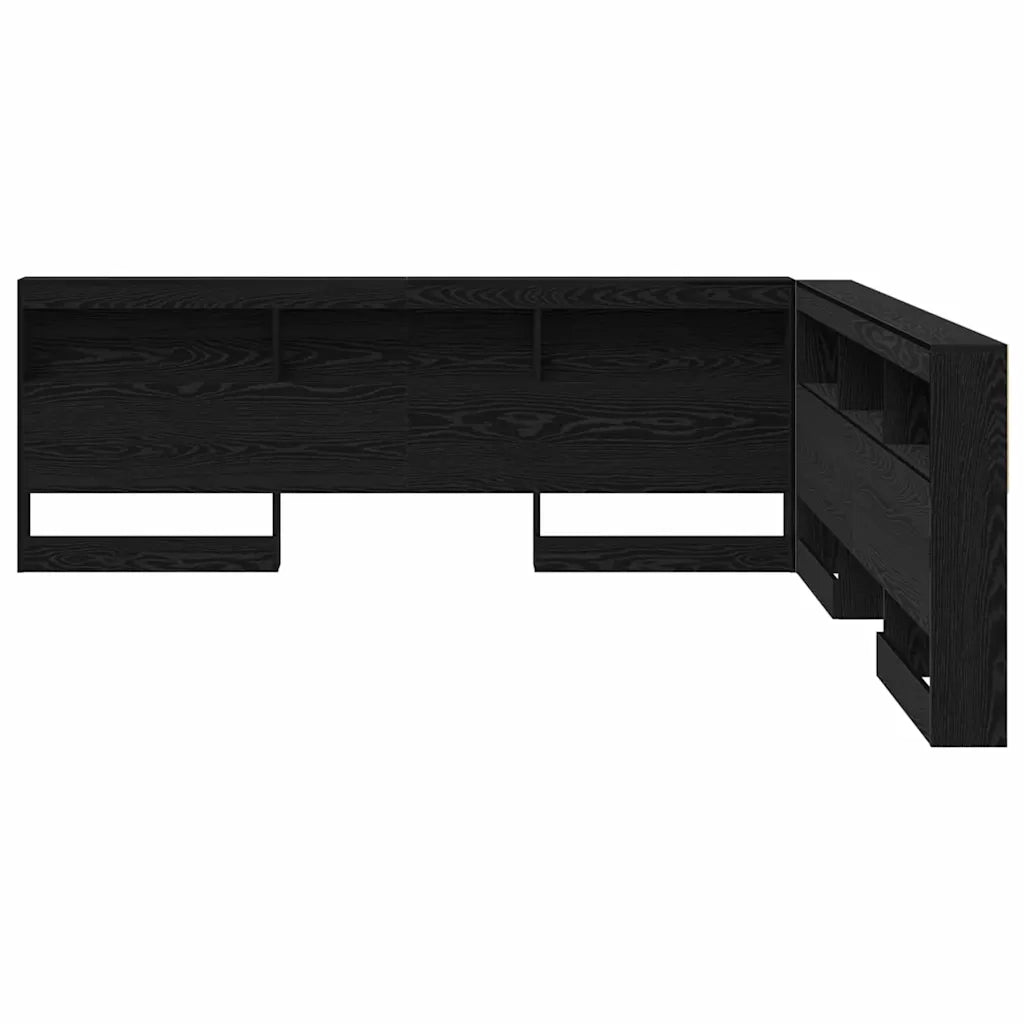Testata contenitore Rovere Nero 200 cm Legno multistrato 3335470