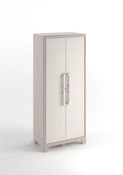 ARMADIO TUTTOPIANI IMPERMEABILE GULLIVER KETER  PPL SABBIA BEIGE 2 ANTE CM 80X44 H.CM 182