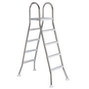 Scaletta A Ponte Inox Aisi 304 A 4 Gradini 4x4 Per Piscine Fino A 1,40 M Di Altezza