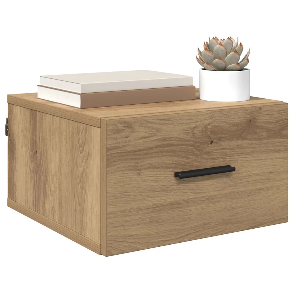 Armadio da Notte 2 pcs rovere artigianale 35 x 35 x 20 cm 882403