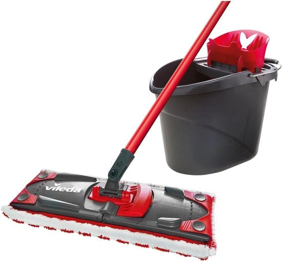 Set di pulizia del pavimento con Emmer e Mop | Sistema di pulizia duraturo per tutti i tipi di pavimento