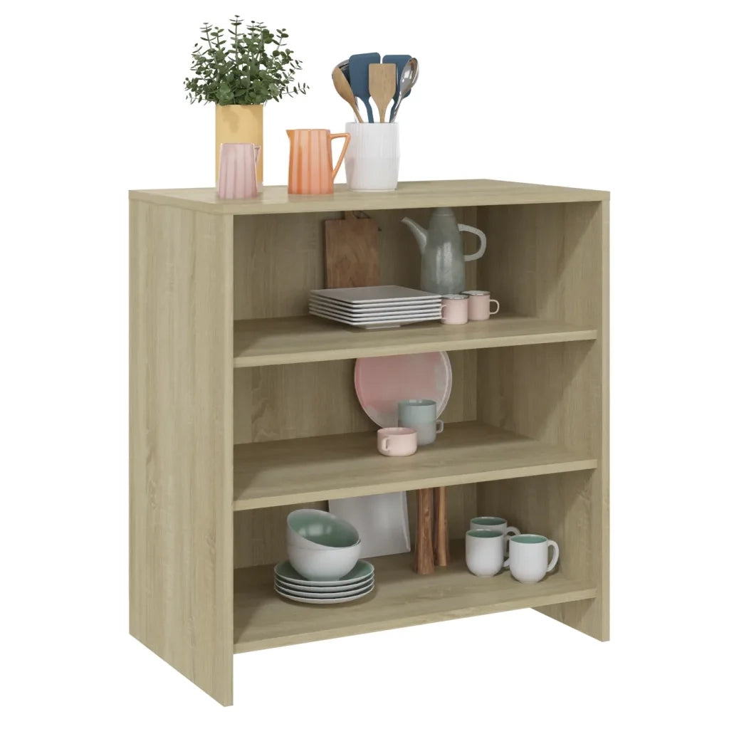Credenza Rovere Sonoma 70x40,5x75 cm in Truciolato cod mxl 24671