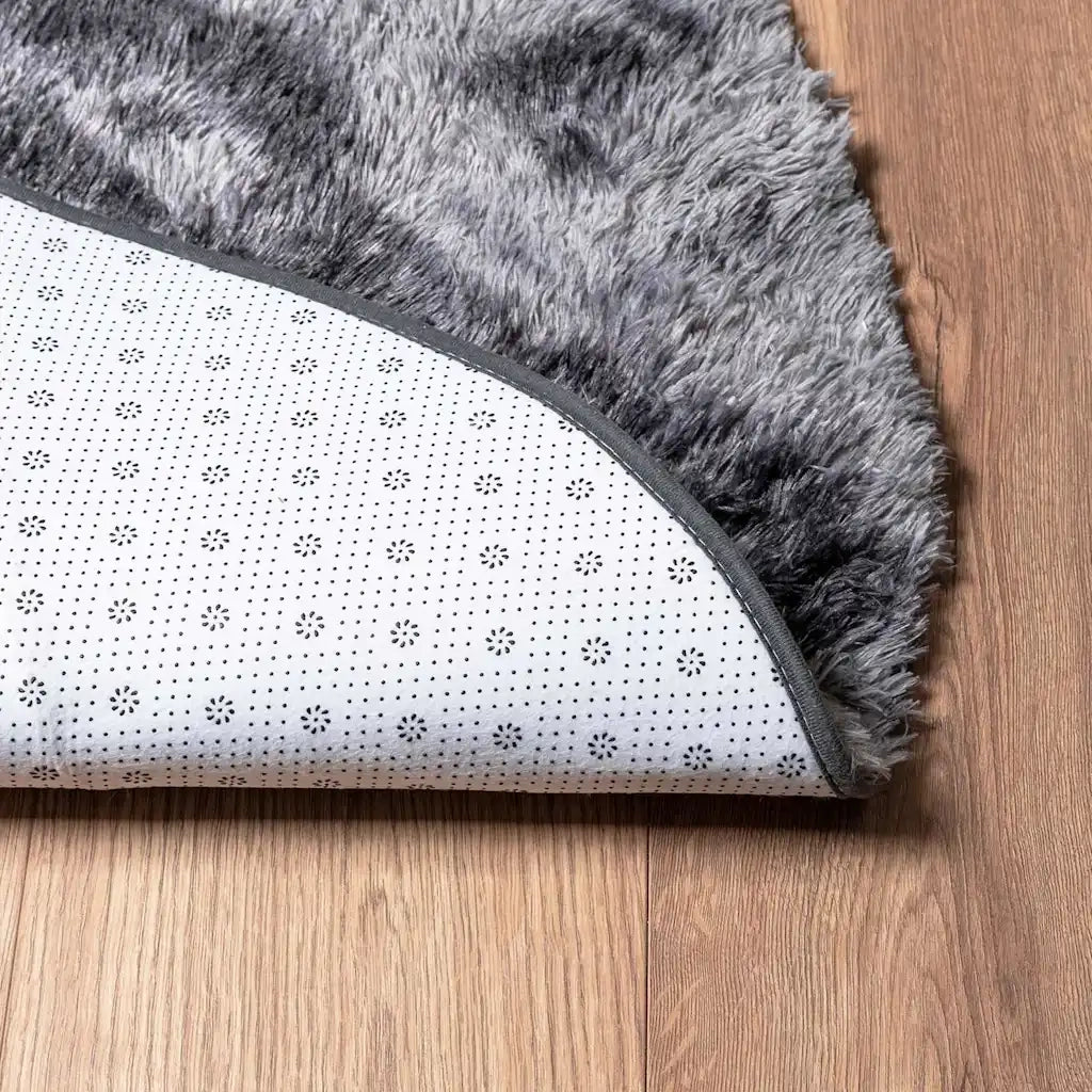 vidaXL Tappeto Shaggy a Pelo Lungo NAVARRA Grigio Scuro 200x200 cm