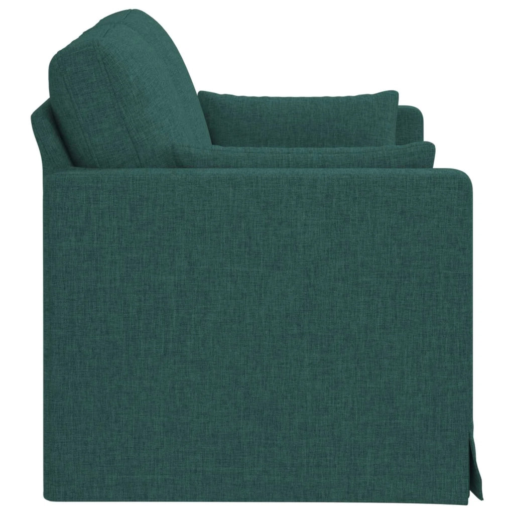 Divano Verde Scuro 139 x 78 x 80 cm Tessuto 42024358