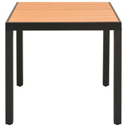 Set da Pranzo da Giardino 5 pz Nero e Marrone cod mxl 56008