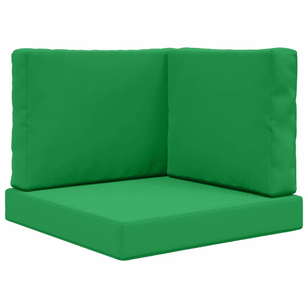 Cuscino per divano da esterno 3 pcs Verde Poliestere