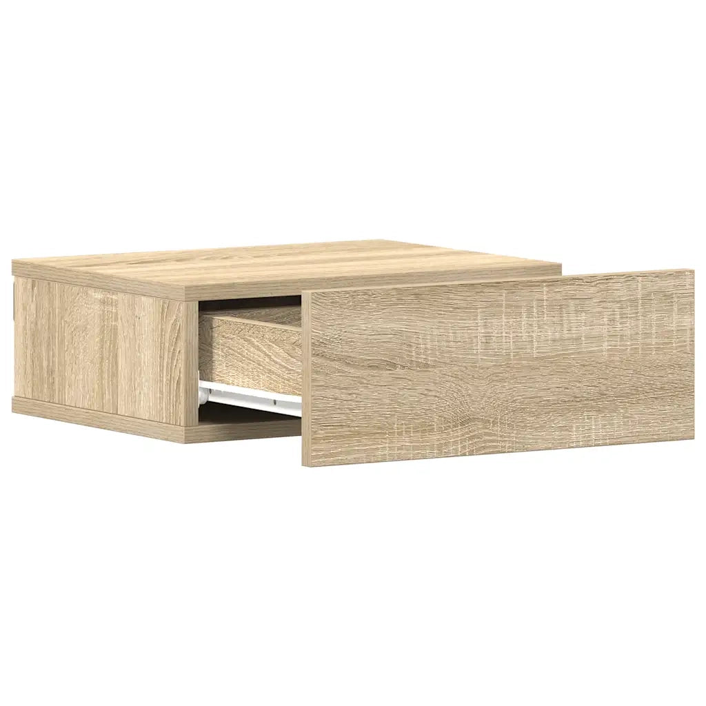 Comodini Pensili 2 pz Rovere Sonoma 40x30x15 cm Truciolato cod mxl 49704