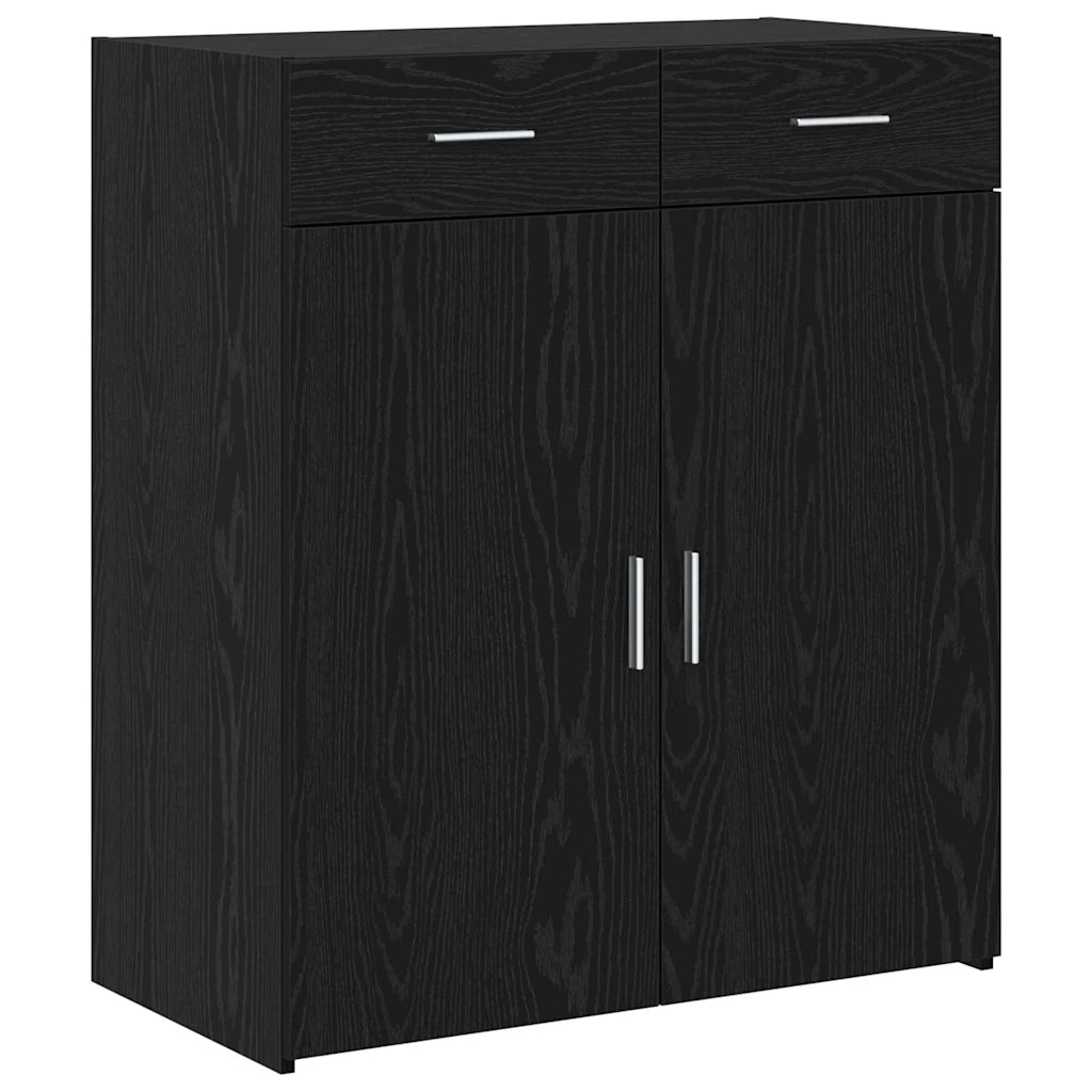 Armadio Rovere nero 80 x 42.5 x 93.5 cm Legno multistrato CFW9542930