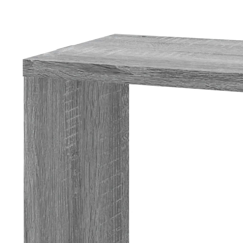 Scaffale Angolare Muro Grigio Sonoma 45x45x147 cm Multistrato