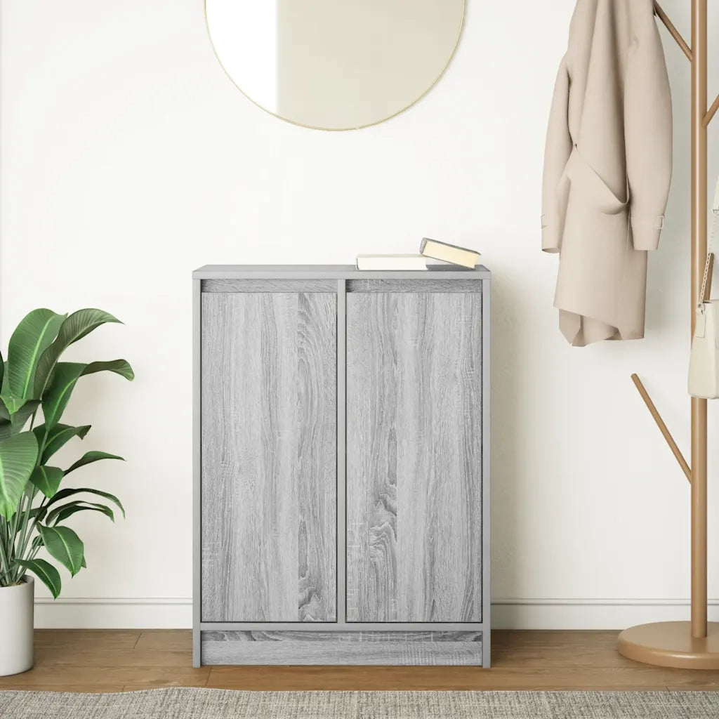 Credenza Grigio Sonoma 57x34x76 cm in Legno Multistrato 861621