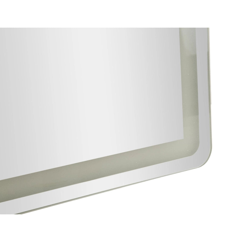 Specchio da terra ad arco con cornice illuminata a LED 77x177 cm