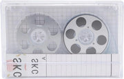 Cassetta Audio per Registrazione Musicale - 46 Minuti di Registrazione - Bias Normale - Bassa Rumore - Cassetta DIY per Registrazione Musicale (ARGENTO)