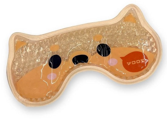 Gelooimasker rinfrescante - Terapia del freddo - Piuma sul retro - Occhiali da raffreddamento per gli occhi - Occhi stanchi - Adatto per la rilassamento