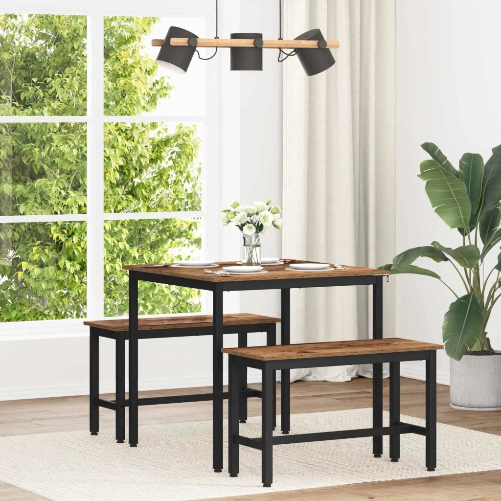 Tavoli da pranzo 80 x 80 x 75 cm Legno ingegnerizzato Quadrato 892630