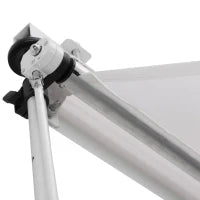 Tenda da Sole a Bracci 3x1.5m con Manovella e Struttura Telescopica, Bianco