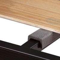 Rete ortopedica 120X190 13 doghe in betulla con 4 piedi |100% MADE IN ITALY| struttura in acciaio anti cigolio, angoli anti infortunistici, altezza 34 cm