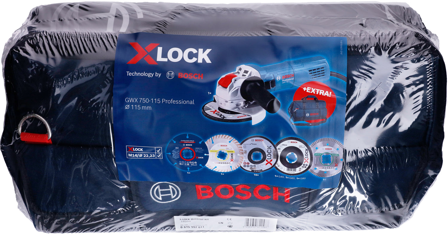 0615997611 - SMERIGLIATRICE BOSCH X-LOCK GWX 750-115