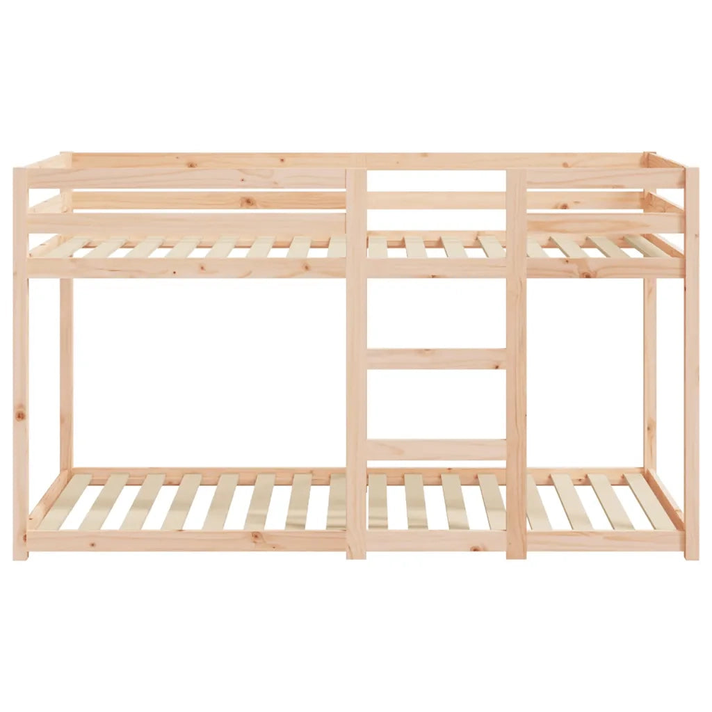 Letto singolo | Letto per adulti | Letto a Castello 75x190 cm in Legno Massello di Pino