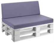 Cuscini per Pallet 120x80 cm Seduta e Schienale in Similpelle Mariotti Reforma Lilla