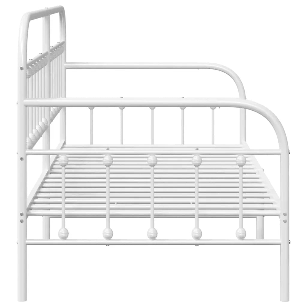 Struttura per letto di giorno Bianco 100 x 200 cm 42002647