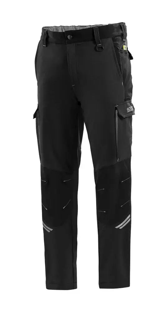 Pantalone Tech Trousers Sparco Nero-Grigio Fluo