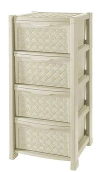 Cassettiera Arianna 4 cassetti Angora