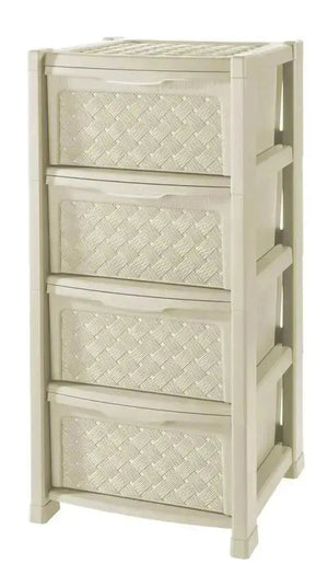 Cassettiera Arianna 4 cassetti Angora