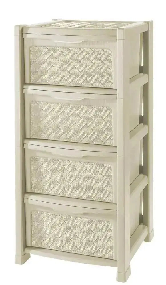 Cassettiera Arianna 4 cassetti Angora