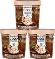 SET 3 GARNIER GOOD TINTA CAPELLI 6.0 CASTANO MOCACCINO COLORAZIONE PERMANENTE SENZA AMMONIACA 90% NATURALE