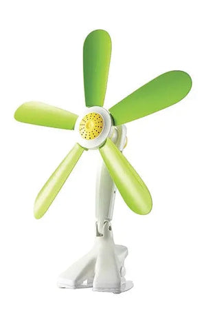 Ventilatore da tavolo e da parete con 5 pale flessibili