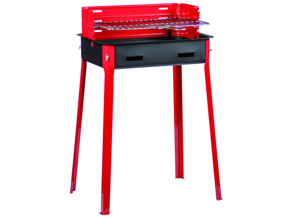 barbecue rettangolare cm. 45x30x85 h cod:ferx.vit37223
