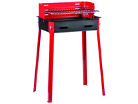 barbecue rettangolare cm. 45x30x85 h cod:ferx.vit37223