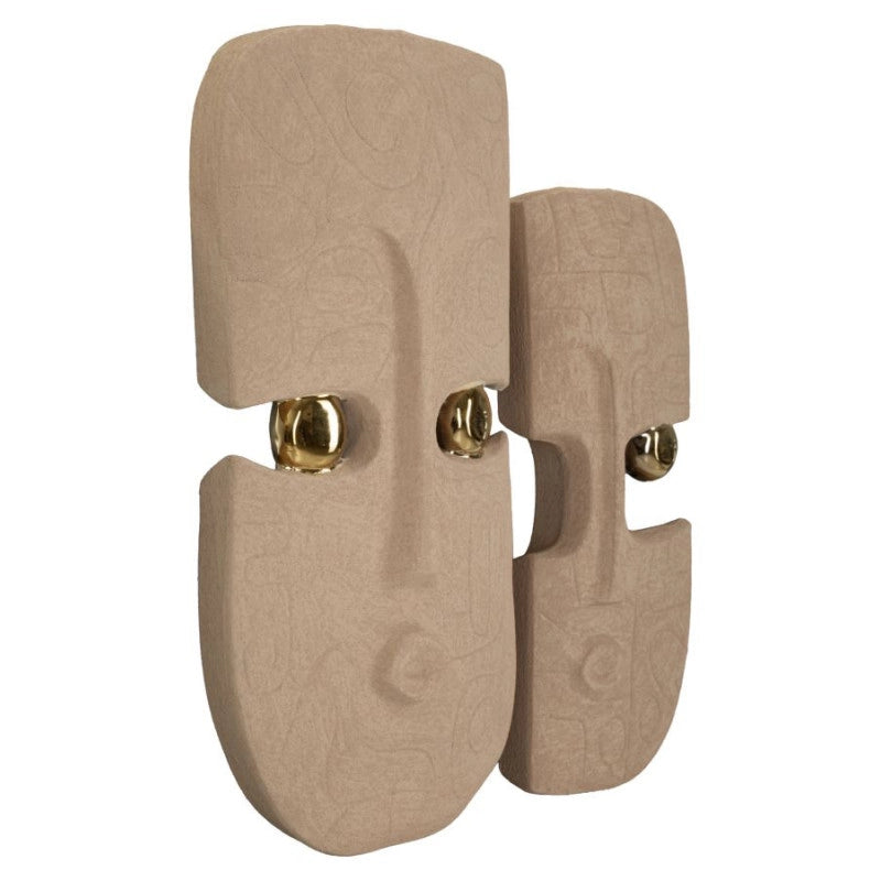 Decorazione Murale Dakar Coppia cm 20x6x40-14x5x32