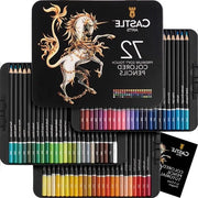 Set di Matite a Pastello per Artisti Professionisti - Collezione di Alta Qualità da 72 pezzi per Libri di Colori e Schizzi