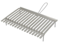 graticola in acciaio inox con raccogli sugo cm. 50x35 cod:ferx.vit25490