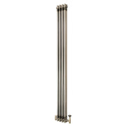 Radiatore 2 Colonne Verticale Metallo Grezzo 1800 x 200 mm TRV