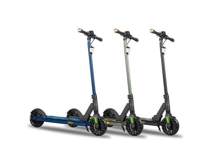 Monopattino elettrico a batteria 36V 5Ah EMG Velociptor Skill 2 VelocitA~ 25Km/h - Verde