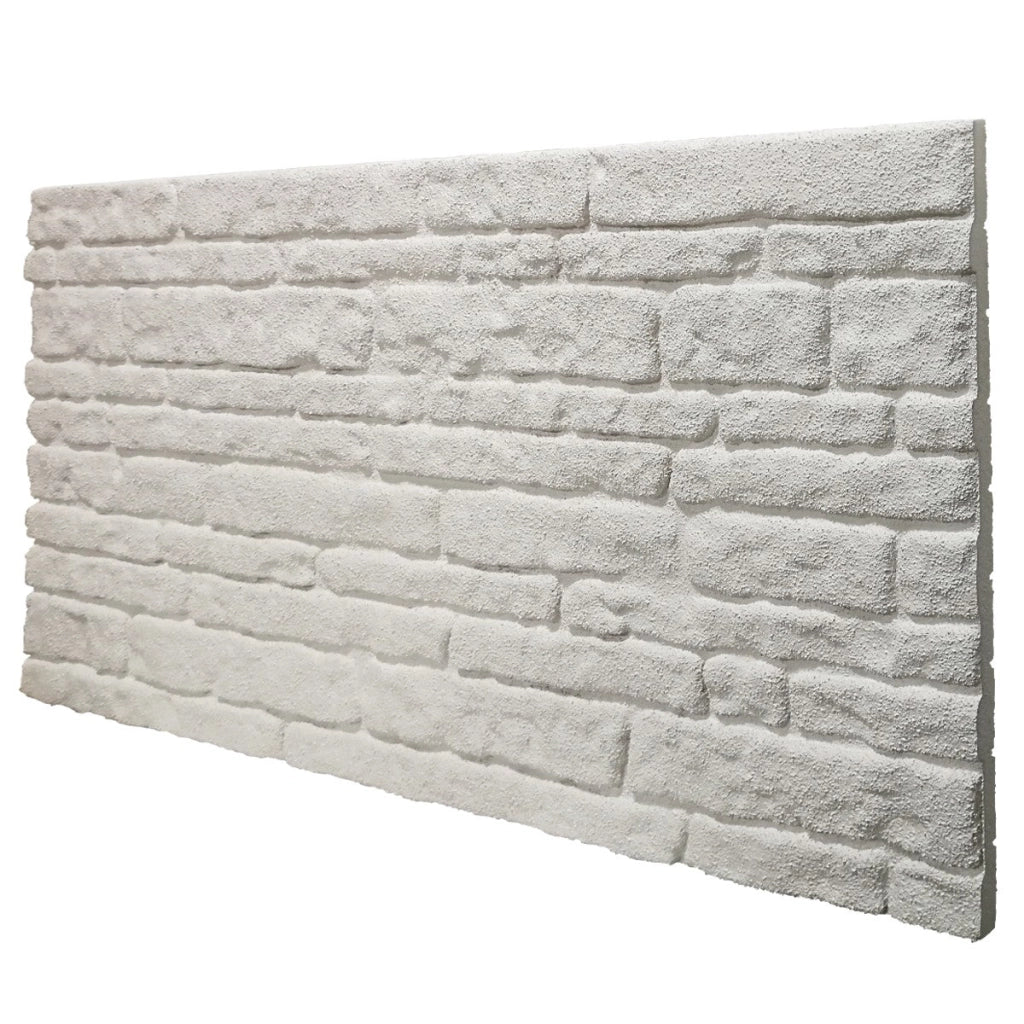 COLORADO WHITE - pannello finta pietra in EPS Resinato Misura 100x50 Cm Spessore 2 cm