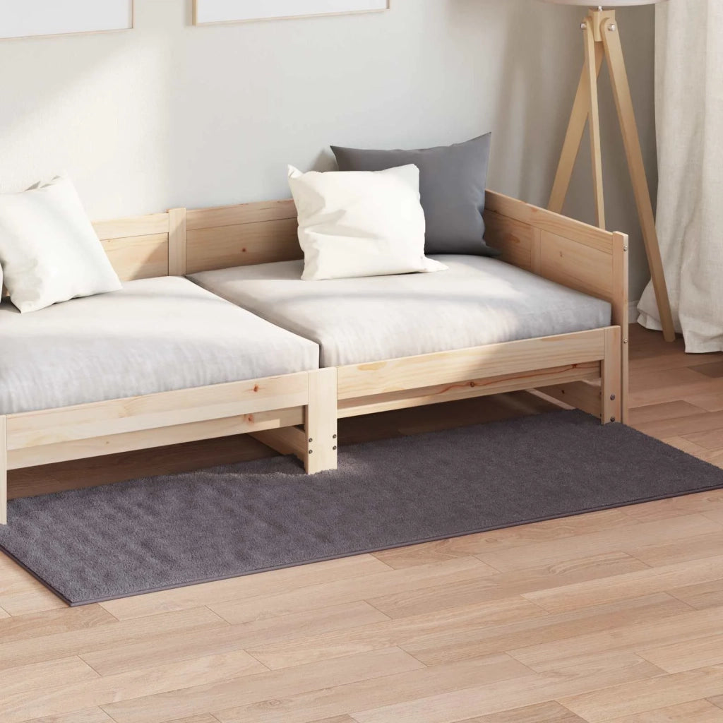 Tappeti per area SIROLO Antracite 150 x 80 cm Poliestere