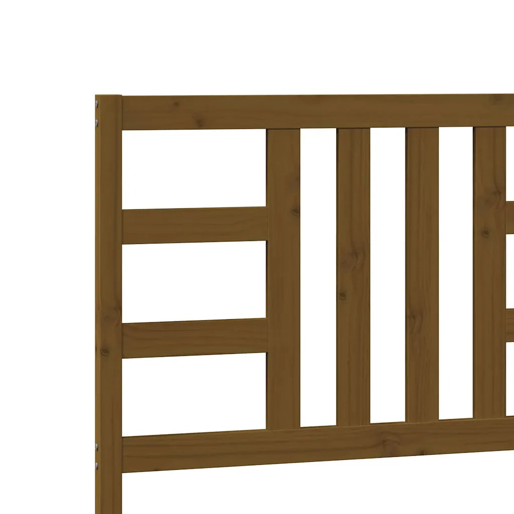 Testiera per Letto Ambra 206x4x100 cm in Legno Massello di Pino 817863