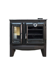 Stufa a legna indipendente con forno - 216  3D
