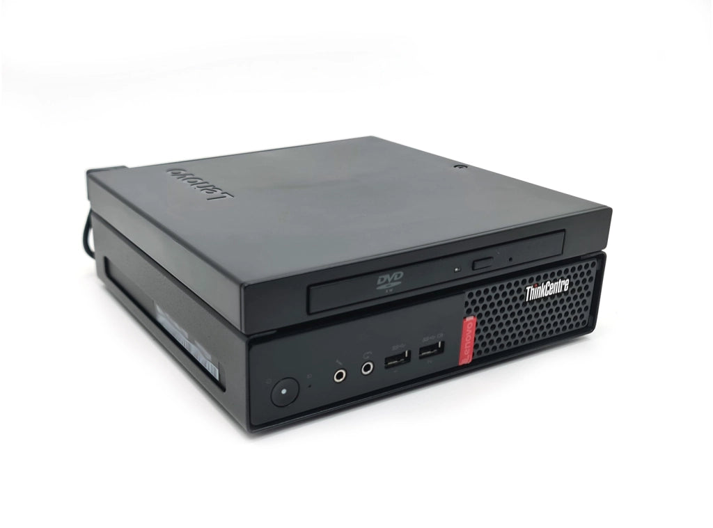 Mini Pc - Lenovo ThinkCentre M910q Tiny Cpu I3 7100T Ram 8Gb SSD 256Gb e HDD 500GB Windows 11 Pro Unità Ottica - Ricondizionato